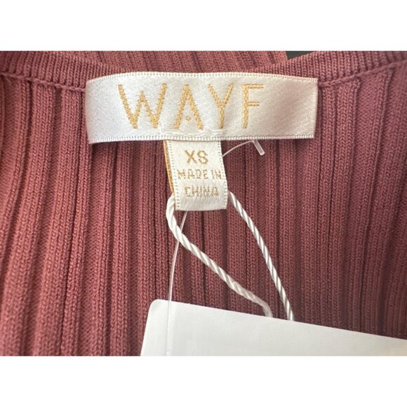 2/$30 Wayf XS Long Sleeve Ribbed Bodycon Midi Dress - Picture 7 of 15